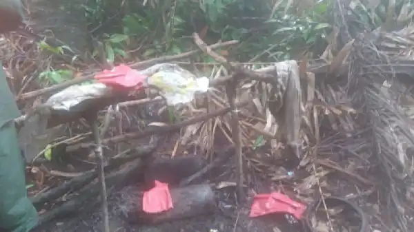 Photos: Nigerian Army Destroys Illegal Refineries In Bayelsa State